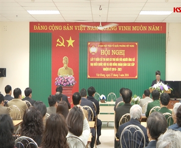 100% cử tri nơi cư trú giới thiệu đồng chí Nguyễn Hòa Bình tái cử ĐBQH